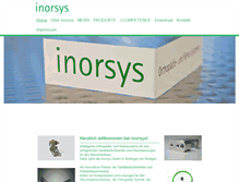 Tablet Screenshot of inorsys.de